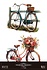 Bikes 24x35 Inch Decor Transfers (4pcs) (PFY-14835)