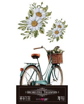 Papers For You Bikes 6x12 Inch Decor Transfers (4pcs) (PFY-14778)