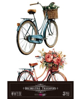 Papers For You Bikes 8x12 Inch Decor Transfers (3pcs) (PFY-14816)