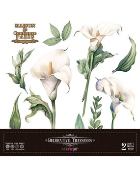 Papers For You Calla Lily 12x12 Inch Decor Transfers (2pcs) (PFY-14789)