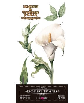 Papers For You Calla Lily 6x12 Inch Decor Transfers (4pcs) (PFY-14771)