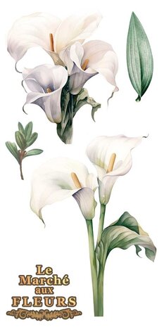 Papers For You Calla Lily 6x12 Inch Decor Transfers (4pcs) (PFY-14771) Papers For You Calla Lily 6x12 Inch Decor Transfers (4pcs) (PFY-14771)