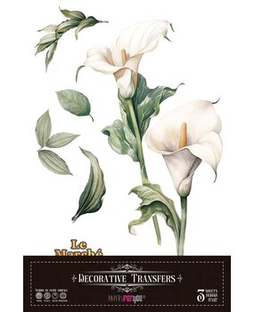 Papers For You Calla Lily 8x12 Inch Decor Transfers (3pcs) (PFY-14808)