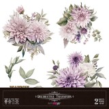 Papers For You Dahlias 12x12 Inch Decor Transfers (2pcs) (PFY-14788)