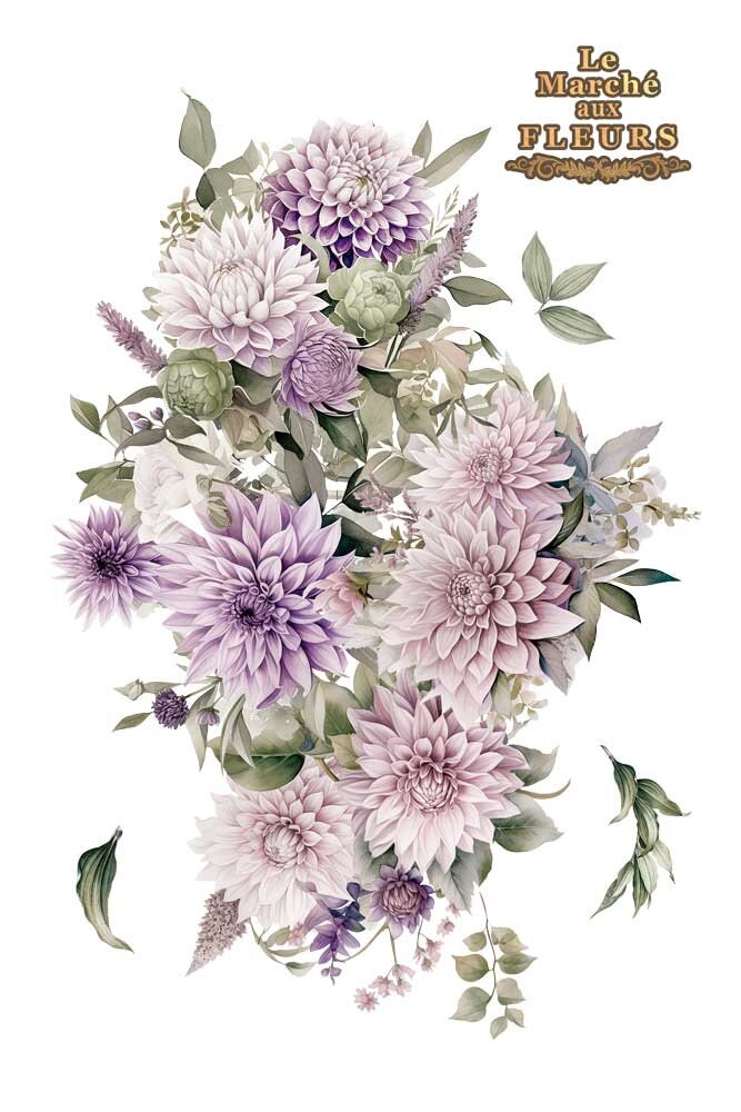 Papers For You Dahlias 24x35 Inch Decor Transfers (4pcs) (PFY-14826) Papers For You Dahlias 24x35 Inch Decor Transfers (4pcs) (PFY-14826)