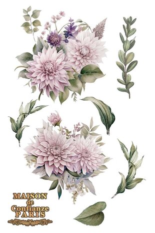 Papers For You Dahlias 8x12 Inch Decor Transfers (3pcs) (PFY-14807) Papers For You Dahlias 8x12 Inch Decor Transfers (3pcs) (PFY-14807)