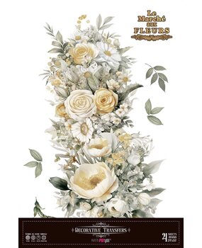 Papers For You Daisies 24x35 Inch Decor Transfers (4pcs) (PFY-14825)