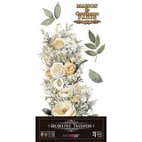 Papers For You Daisies 6x12 Inch Decor Transfers (4pcs) (PFY-14768)
