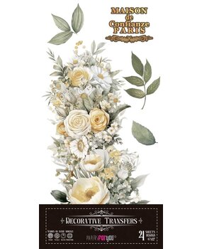 Papers For You Daisies 6x12 Inch Decor Transfers (4pcs) (PFY-14768)