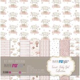 Papers For You Sweet Baby Girl Canvas Scrap Pack (8pcs) (PFY-14482)