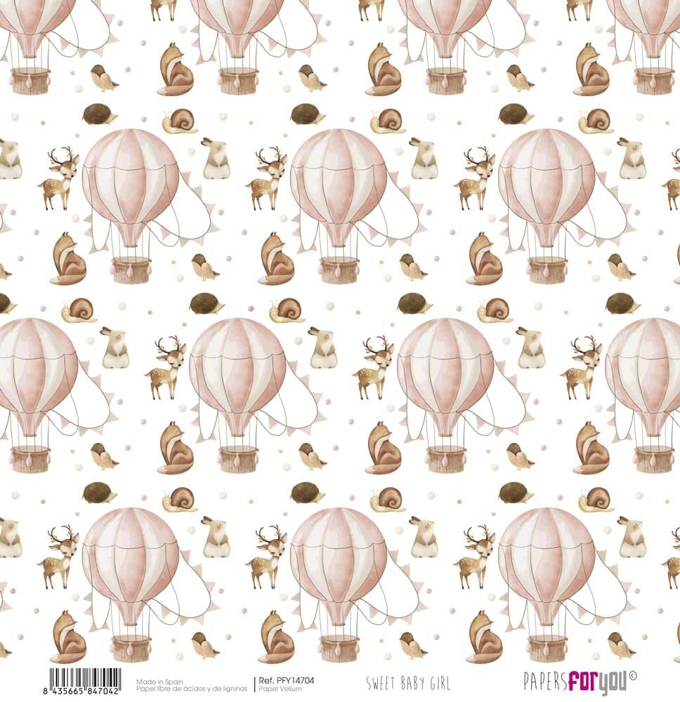 Papers For You Sweet Baby Girl Kit Vellum Paper Pack (6pcs) (PFY-14702) Papers For You Sweet Baby Girl Kit Vellum Paper Pack (6pcs) (PFY-14702)