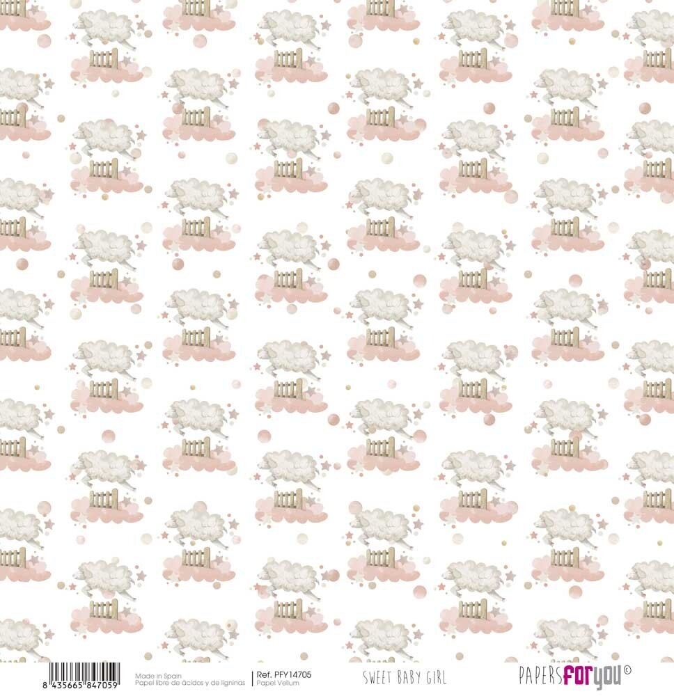 Papers For You Sweet Baby Girl Kit Vellum Paper Pack (6pcs) (PFY-14702) Papers For You Sweet Baby Girl Kit Vellum Paper Pack (6pcs) (PFY-14702)