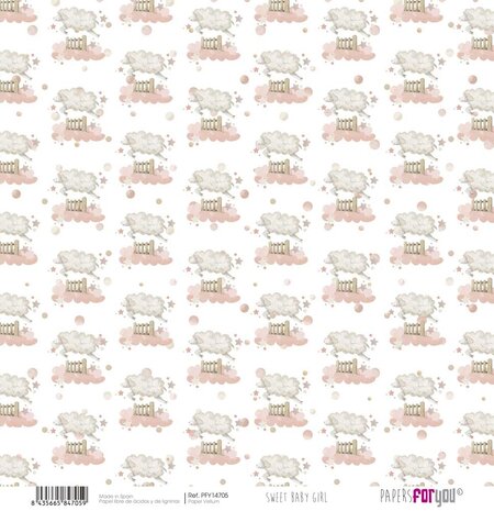 Papers For You Sweet Baby Girl Kit Vellum Paper Pack (6pcs) (PFY-14702) Papers For You Sweet Baby Girl Kit Vellum Paper Pack (6pcs) (PFY-14702)