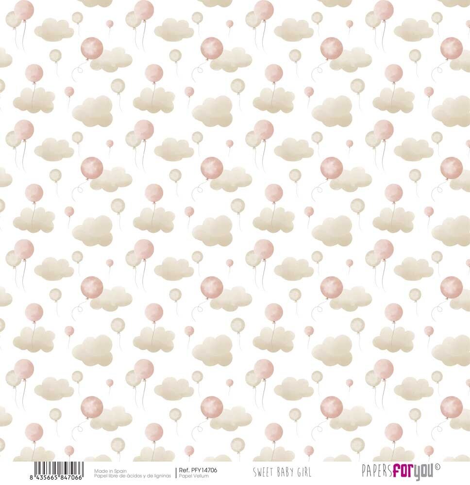 Papers For You Sweet Baby Girl Kit Vellum Paper Pack (6pcs) (PFY-14702) Papers For You Sweet Baby Girl Kit Vellum Paper Pack (6pcs) (PFY-14702)