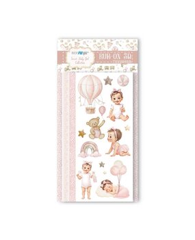 Papers For You Sweet Baby Girl Rub On 3D Transfers (PFY-14762)