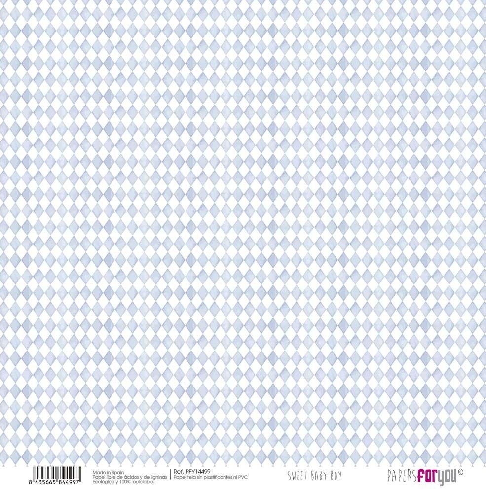 Papers For You Sweet Baby Boy Canvas Scrap Pack (8pcs) (PFY-14492)