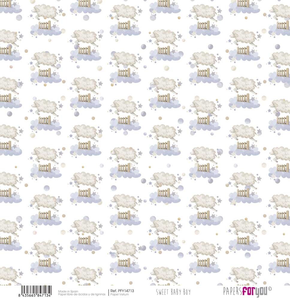 Papers For You Sweet Baby Boy Kit Vellum Paper Pack (6pcs) (PFY-14709) Papers For You Sweet Baby Boy Kit Vellum Paper Pack (6pcs) (PFY-14709)