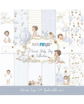Papers For You Sweet Baby Boy Midi Scrap Paper Pack (24pcs) (PFY-14456)