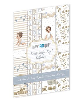 Papers For You Sweet Baby Boy Rice Paper Kit I (4pcs) (PFY-14747)