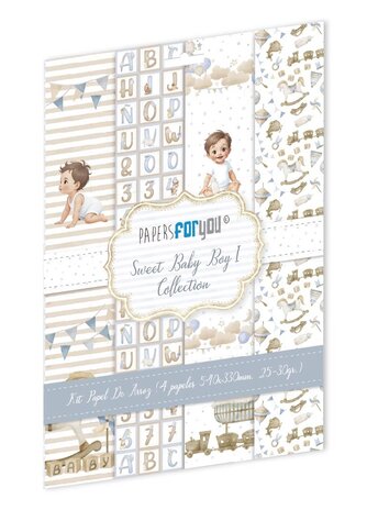 Papers For You Sweet Baby Boy Rice Paper Kit I (4pcs) (PFY-14747) Papers For You Sweet Baby Boy Rice Paper Kit I (4pcs) (PFY-14747)