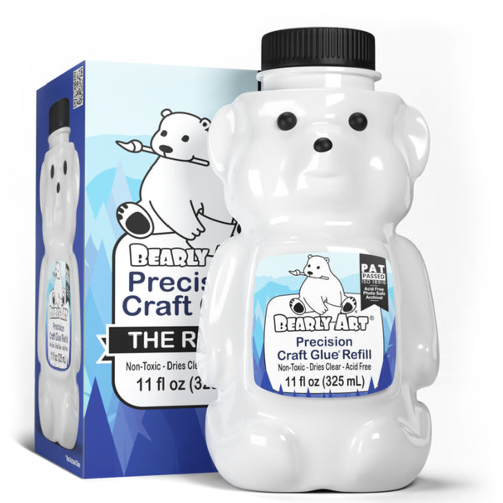 Bearly Art Precision Craft Glue - THE REFILL 11 fl oz (PCG11E) Bearly Art Precision Craft Glue - THE REFILL 11 fl oz (PCG11E)
