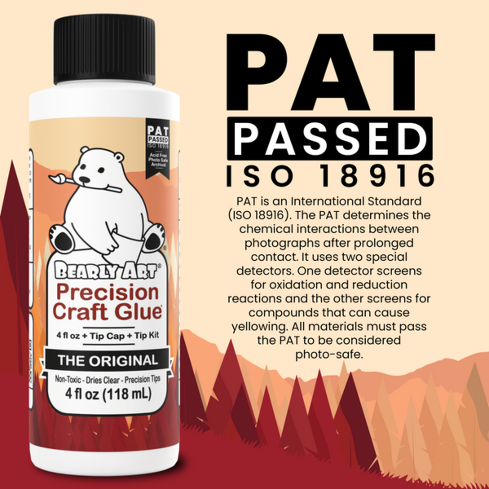 Bearly Art Precision Craft Glue - THE ORIGINAL 4 fl oz + Tip Kit (PCG04E) Bearly Art Precision Craft Glue - THE ORIGINAL 4 fl oz + Tip Kit (PCG04E)