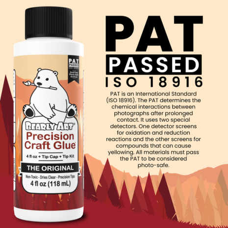 Bearly Art Precision Craft Glue - THE ORIGINAL 4 fl oz + Tip Kit (PCG04E) Bearly Art Precision Craft Glue - THE ORIGINAL 4 fl oz + Tip Kit (PCG04E)