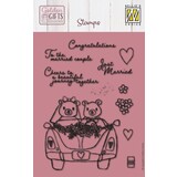 Nellie Snellen Golden Gifts Clear Stamp Just Married (NSCS027)