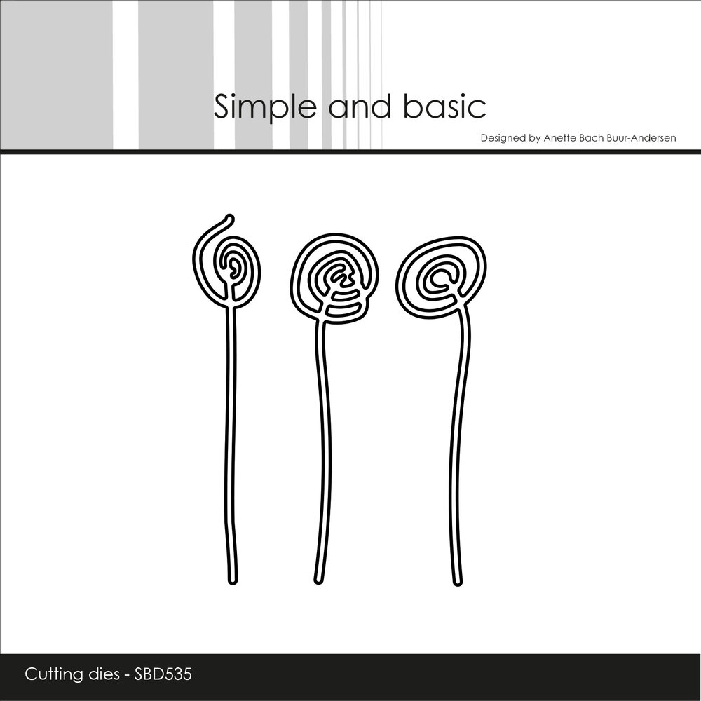 Simple and Basic Funky Flowers #1 Dies (SBD535)