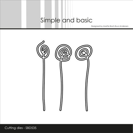 Simple and Basic Funky Flowers #1 Dies (SBD535)