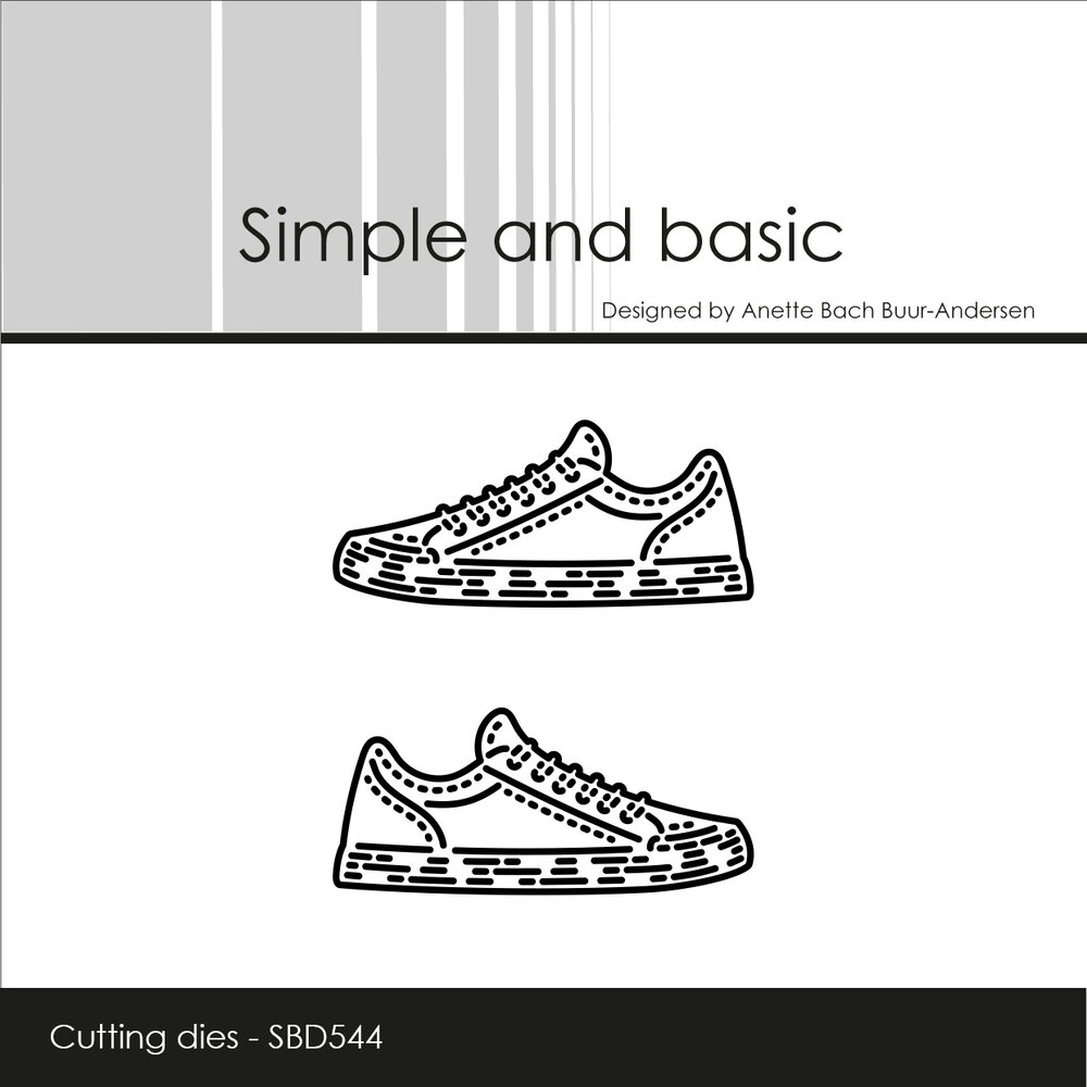 Simple and Basic Mini Shoes Dies (SBD544)