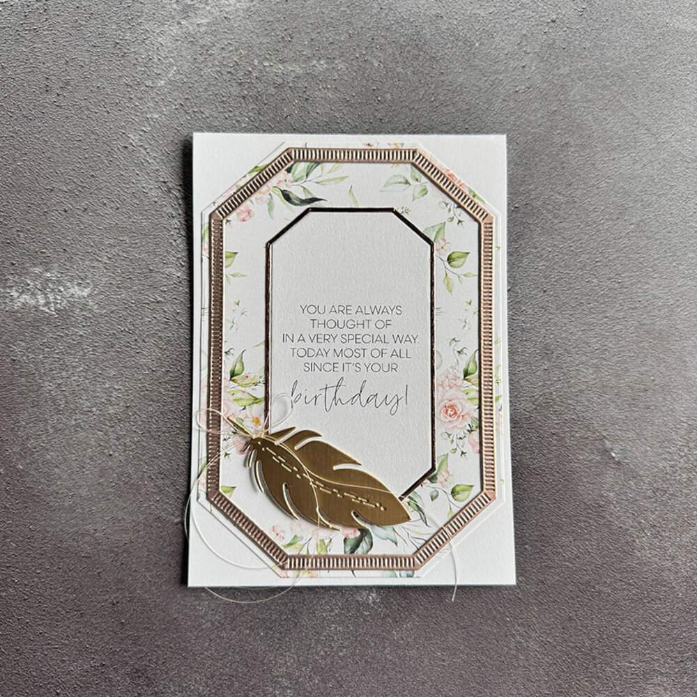 Simple and Basic Misc Edged Borders A6 Dies (SBD539)