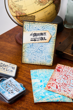 Sizzix Multi-Level Textured Impressions by Tim Holtz Vault Airmail (666869) Sizzix Multi-Level Textured Impressions by Tim Holtz Vault Airmail (666869)