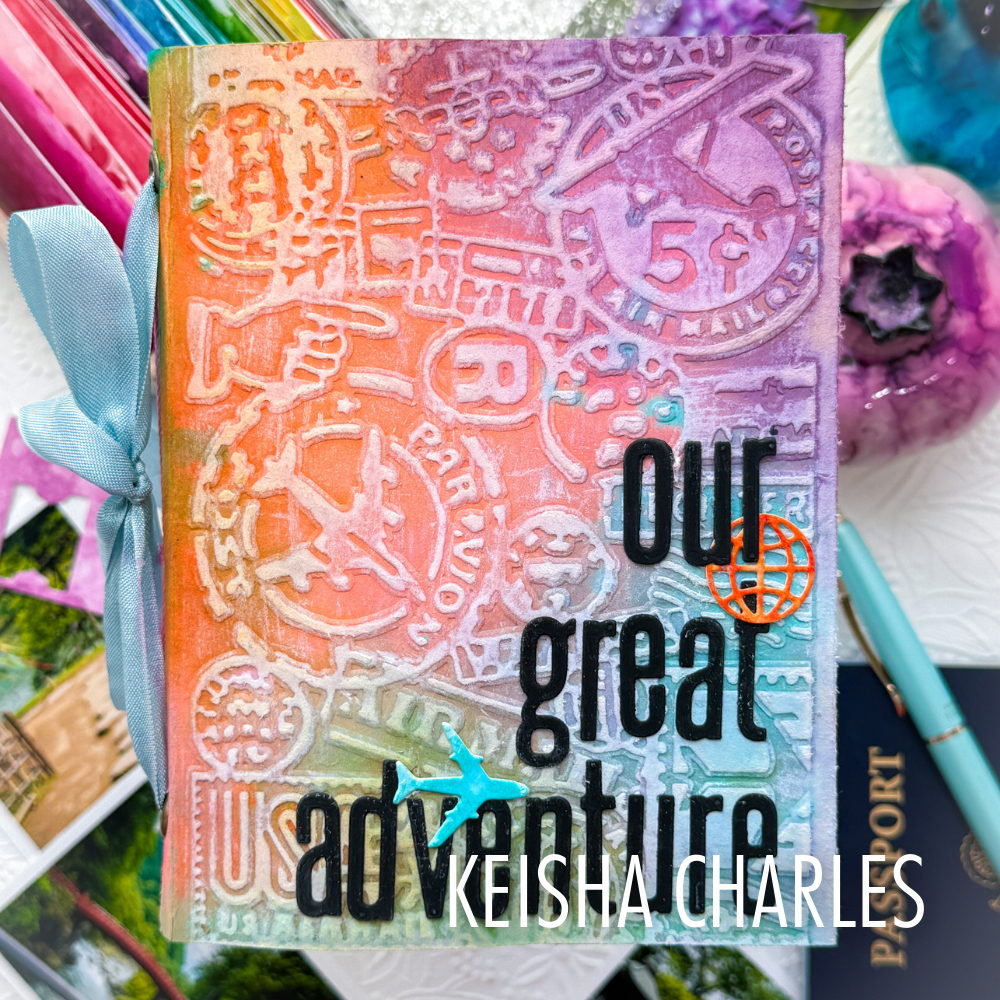 Sizzix Multi-Level Textured Impressions by Tim Holtz Vault Airmail (666869) Sizzix Multi-Level Textured Impressions by Tim Holtz Vault Airmail (666869)