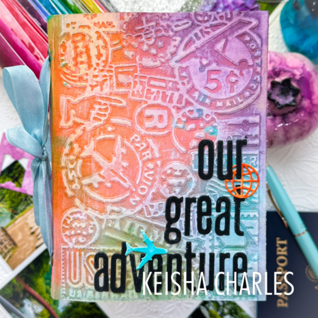 Sizzix Multi-Level Textured Impressions by Tim Holtz Vault Airmail (666869) Sizzix Multi-Level Textured Impressions by Tim Holtz Vault Airmail (666869)