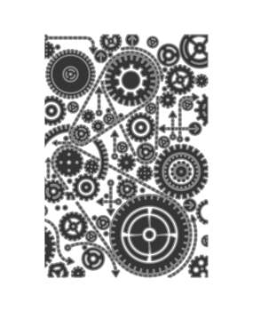 Sizzix Multi-Level Textured Impressions by Tim Holtz Vault Gears (666866) Sizzix Multi-Level Textured Impressions by Tim Holtz Vault Gears (666866)