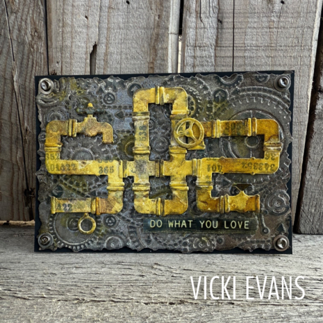 Sizzix Multi-Level Textured Impressions by Tim Holtz Vault Gears (666866) Sizzix Multi-Level Textured Impressions by Tim Holtz Vault Gears (666866)