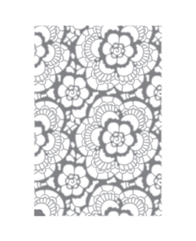 Sizzix Multi-Level Textured Impressions by Tim Holtz Vault Lace (666865) Sizzix Multi-Level Textured Impressions by Tim Holtz Vault Lace (666865)