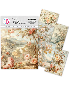 Ciao Bella Tissue Paper A4 18th Century (6pcs) (HA001)