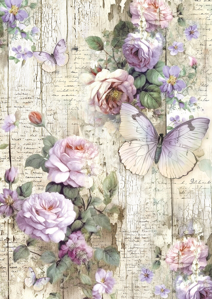 Ciao Bella Tissue Paper A4 Whismical Butterflies (6pcs) (HA003)