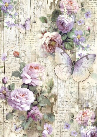 Ciao Bella Tissue Paper A4 Whismical Butterflies (6pcs) (HA003)