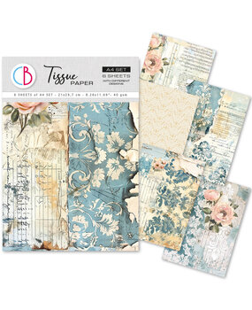 Ciao Bella Tissue Paper A4 French Blue (6pcs) (HA006)