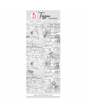 Ciao Bella Tissue Paper 70x50cm Gentlemen Words (HT040)