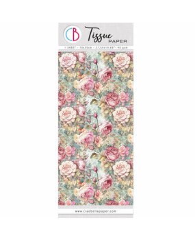 Ciao Bella Tissue Paper 70x50cm Hill Garden (HT037)