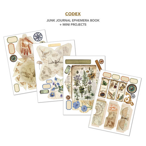 Ciao Bella Codex A4 Junk Journal Ephemera Book (32pcs) (CBB008)