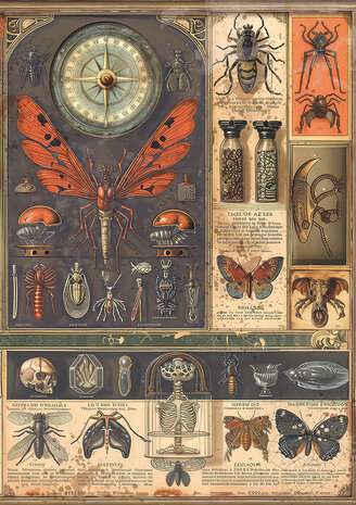 Ciao Bella Cabinet of Curiosities A5 Rice Paper Mixed (8pcs) (CBRS010) Ciao Bella Cabinet of Curiosities A5 Rice Paper Mixed (8pcs) (CBRS010)