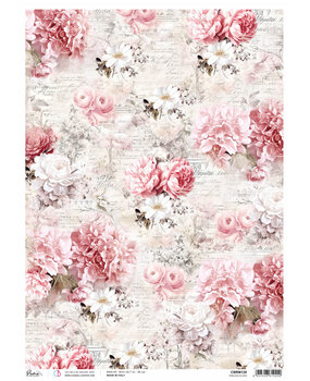 Ciao Bella Timeless Moments Rice Paper A3 Timeless Bloom (3pcs) (CBRM128) (DISCONTINUED)