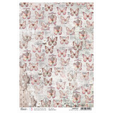 Ciao Bella Timeless Moments Rice Paper A4 Butterfly Flapping (5pcs) (CBRP523) (DISCONTINUED)