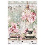 Ciao Bella Timeless Moments Rice Paper A4 Essence of Moment (5pcs) (CBRP518) (DISCONTINUED)