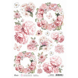 Ciao Bella Timeless Moments Rice Paper A4 Essence of Spring (5pcs) (CBRP521) (DISCONTINUED)